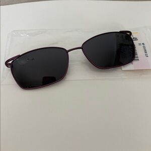 Easyclip purple Polarized Sunglasses clip on EC973 for eyeglasses TK973 80 LN